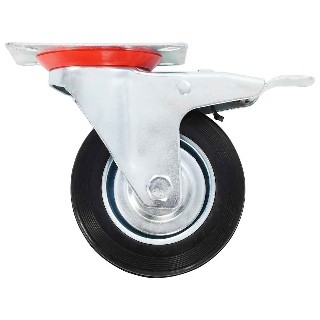vidaXL 8 pcs Swivel Casters 100 mm 6