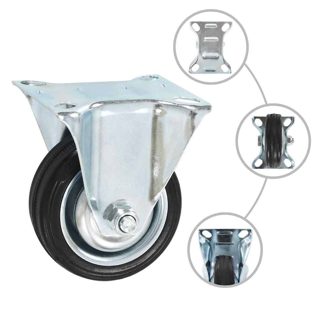 vidaXL 8 pcs Casters 75 mm 3