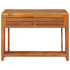 45910 vidaXL Garden Planter Table with 2 Bistro Chairs Solid Acacia Wood 4