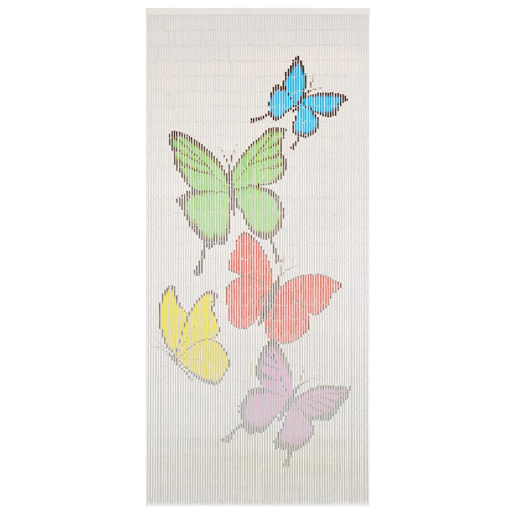 vidaXL Insect Door Curtain Bamboo 90x200 cm 1