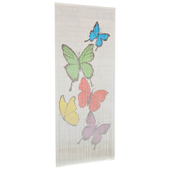 vidaXL Insect Door Curtain Bamboo 90x200 cm 2