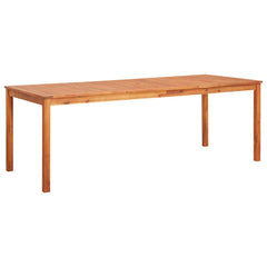 Garden Table Solid Acacia Wood 215 cm 90 cm
