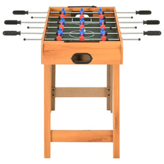 vidaXL Mini Football Table 69x37x62 cm Maple 3