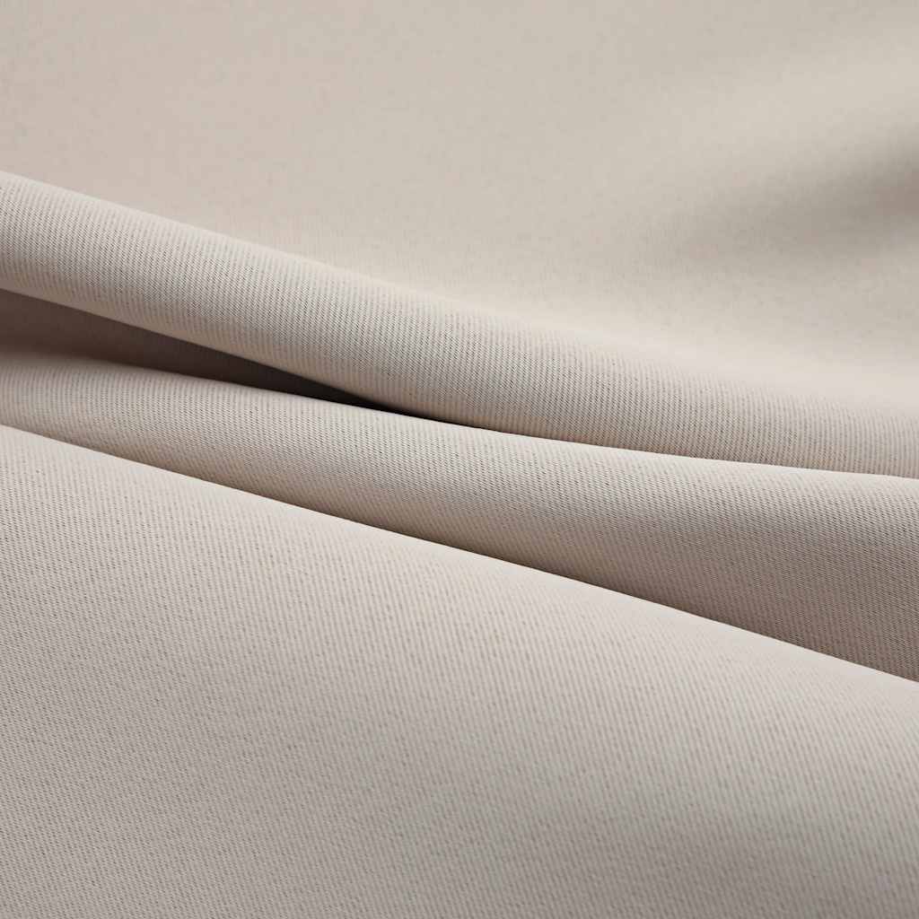vidaXL Blackout Curtains with Metal Rings 2 pcs Beige 140x225 cm 4