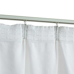 134487 vidaXL Blackout Curtains with Hooks 2 pcs Off White 140x245 cm 6