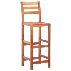 vidaXL Bar Chairs 4 pcs Solid Acacia Wood 2