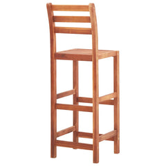 vidaXL Bar Chairs 4 pcs Solid Acacia Wood 4