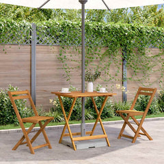 vidaXL Folding Garden Table Solid Acacia Wood