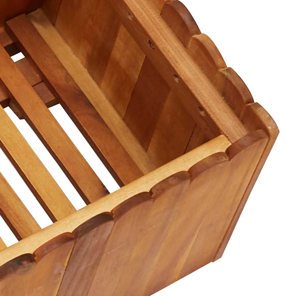 vidaXL Raised Bed | Natural wood colour | Solid acacia wood | Large | Planters 5