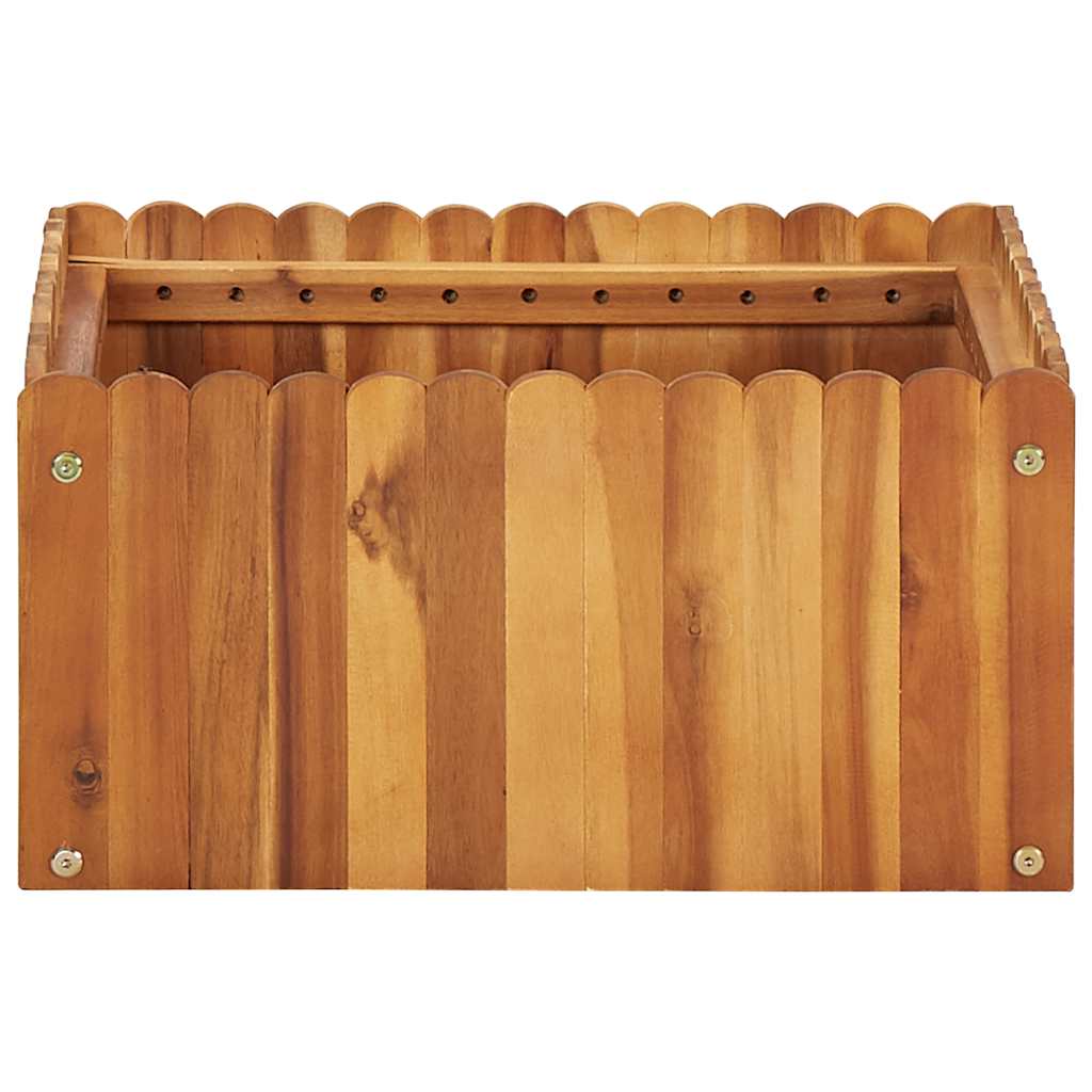 vidaXL Raised Bed | Natural wood colour | Solid acacia wood | Medium 2