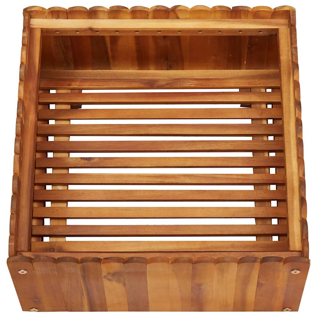 Garden Raised Bed Solid Acacia Wood 50 cm 25 cm 50 cm