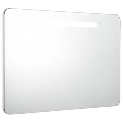 vidaXL LED Bathroom Mirror Cabinet 80x9,5x55 cm 2