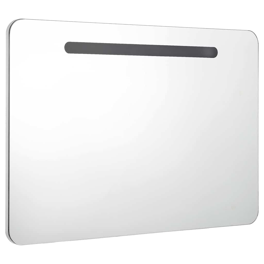 vidaXL LED Bathroom Mirror Cabinet 80x9,5x55 cm 3
