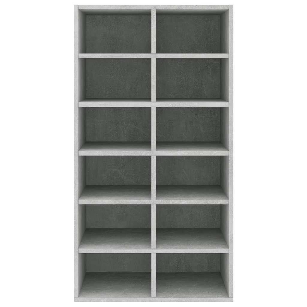 vidaXL Shoe Rack | Concrete Grey | Engineered Wood | Medium | Shoe Rack 4