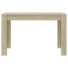 vidaXL Dining Table Sonoma Oak 120x60x76 cm Engineered Wood 4