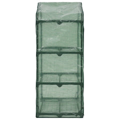 vidaXL 3-Tier Mini Greenhouse 69x49x125 cm 5