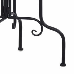 vidaXL Side Table | Blue and White | Iron and Ceramic | Small | Durable 6
