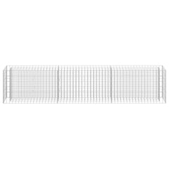 vidaXL Gabion Raised Bed | Silver | Galvanized Steel | 270 x 30 x 60 cm 4