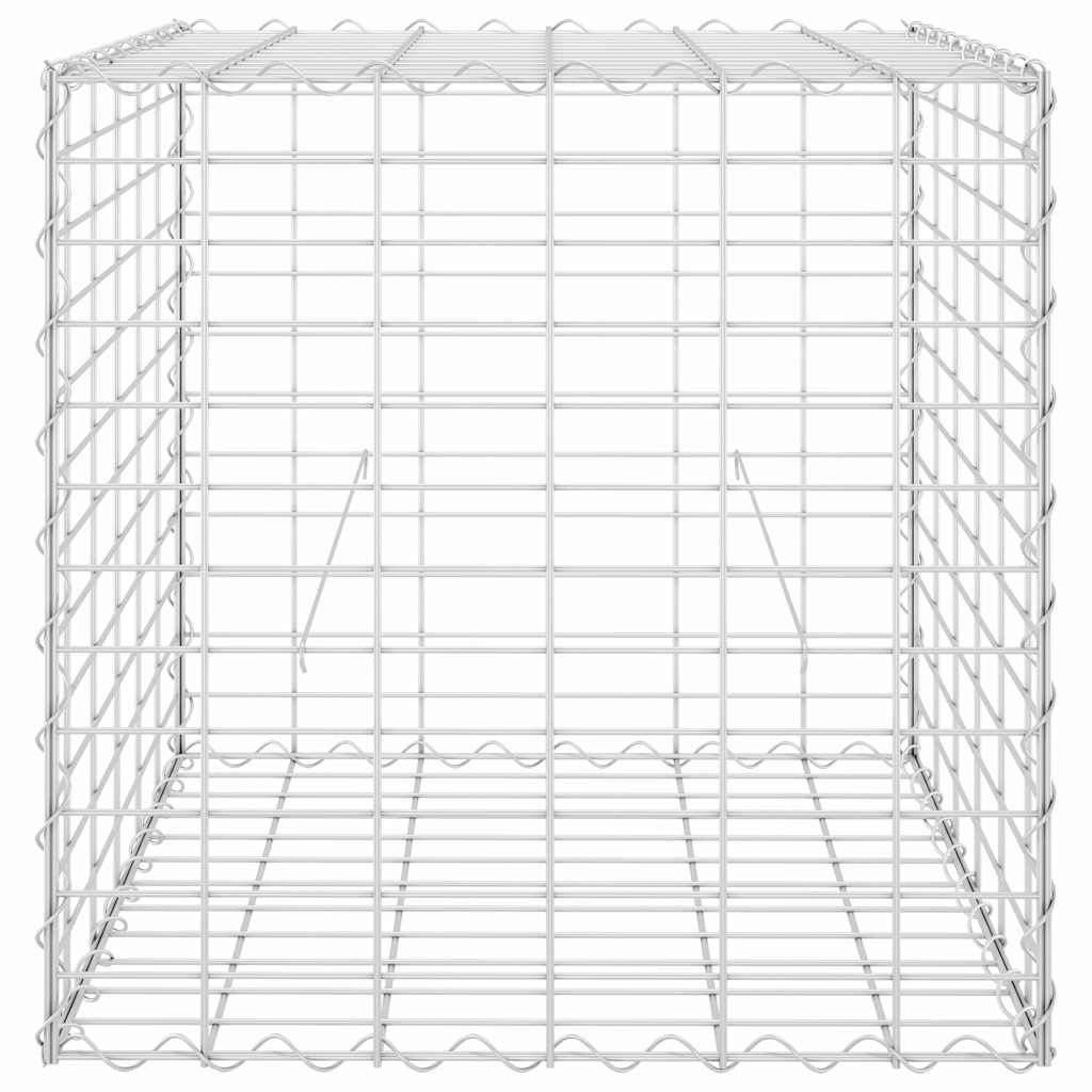 vidaXL Gabion Raised Bed | Silver | Steel wire | 60 cm | Heavy Weight Endurance 4
