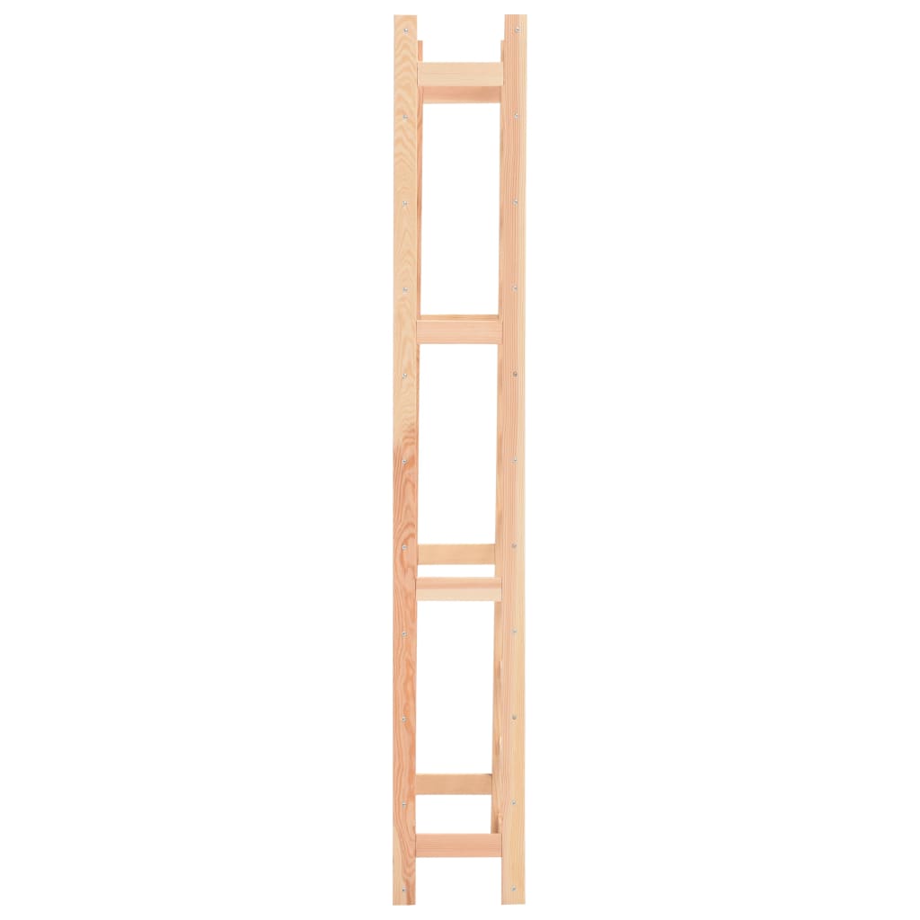 vidaXL Wine Rack for 77 Bottles Pinewood 4