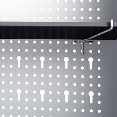 Wall Mounted Tool Cabinet in Grey and Black, image 5