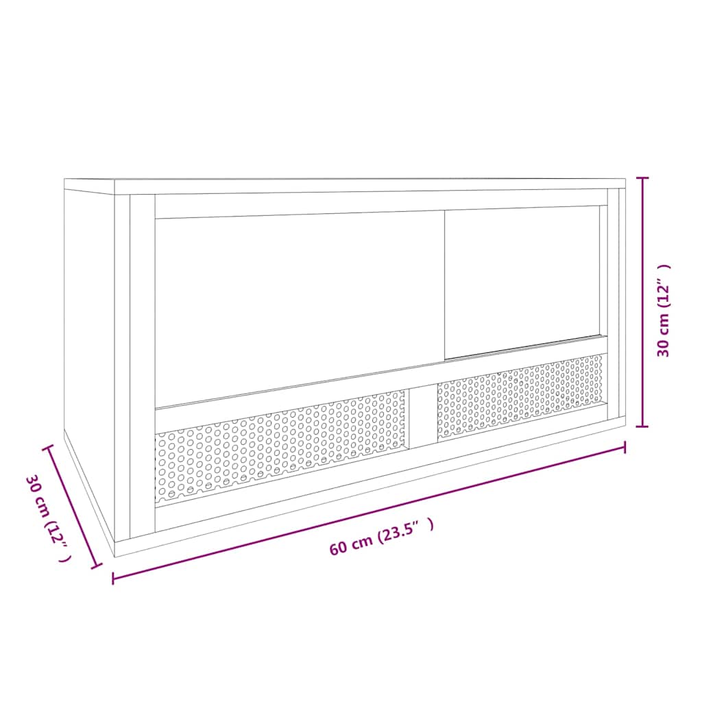 vidaXL Terrarium | Transparent, Wood | Engineered wood, Glass, Steel | Durable 6
