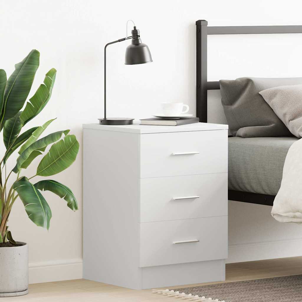 vidaXL Bedside Cabinet 38x35x56 cm Engineered Wood