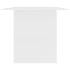 vidaXL Dining Table White 180x90x76 cm Engineered Wood 5