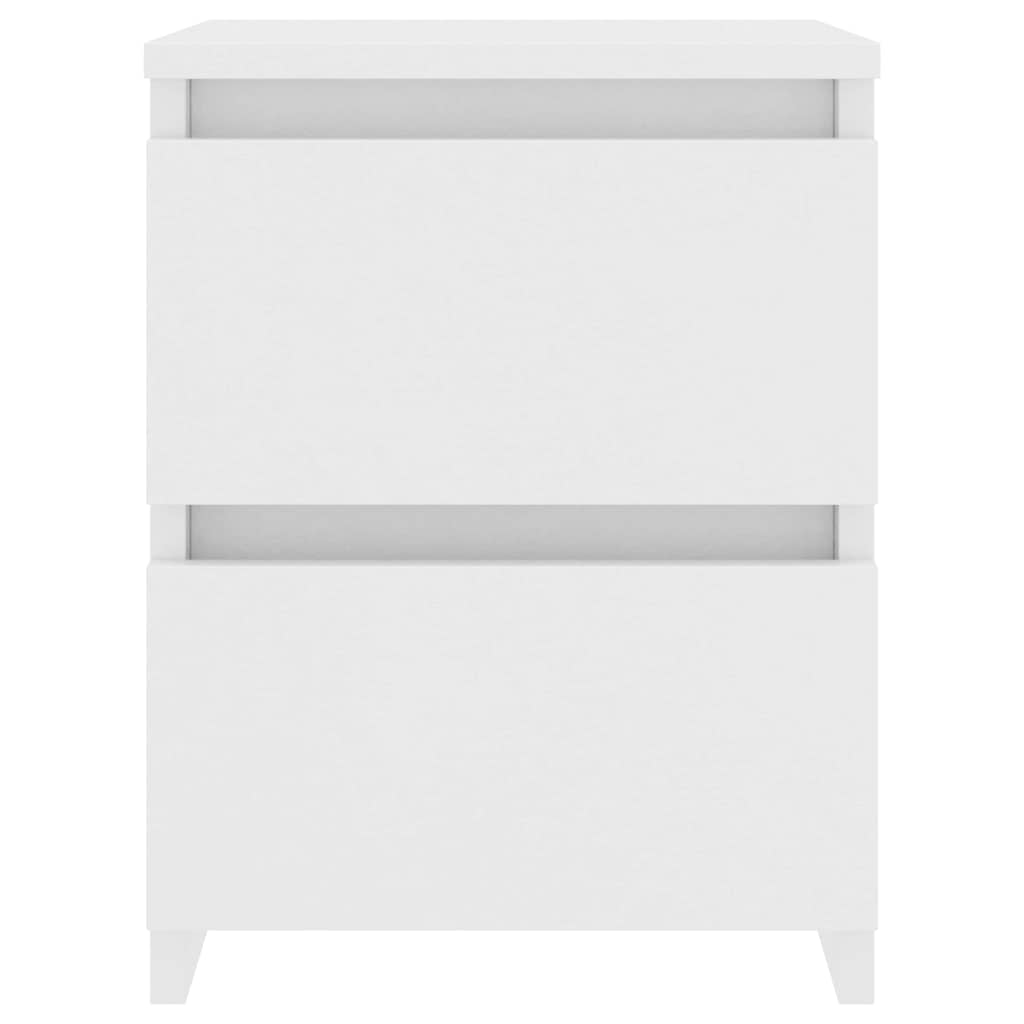 800514 vidaXL Bedside Cabinets 2 pcs White 30x30x40 cm Engineered Wood 5