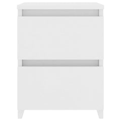 800514 vidaXL Bedside Cabinets 2 pcs White 30x30x40 cm Engineered Wood 5