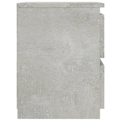 800521 vidaXL Bedside Cabinet Concrete Grey 30x30x40 cm Engineered Wood 4