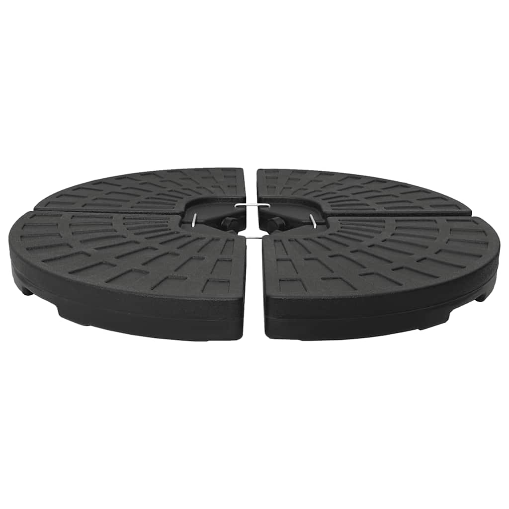 vidaXL Umbrella Base | Black | HDPE Plastic | Large | Heavy Weight Endurance 2