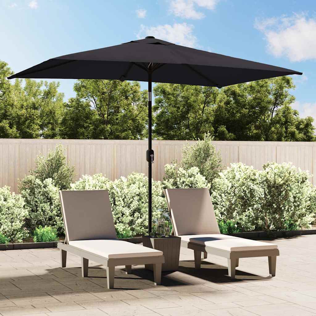 vidaXL Outdoor Parasol with Metal Pole 300x200 cm