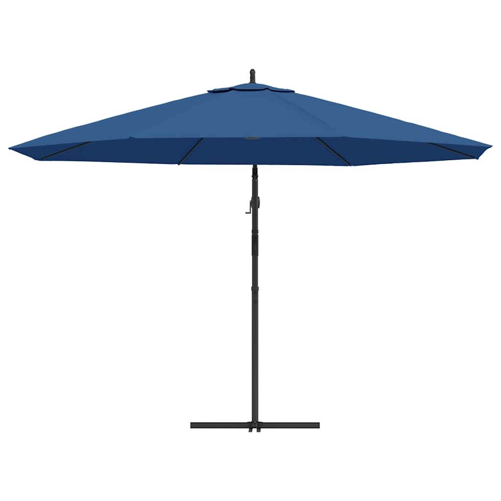 vidaXL Cantilever Garden Parasol | Blue | Polyester | 350 cm diameter | Tiltable 5