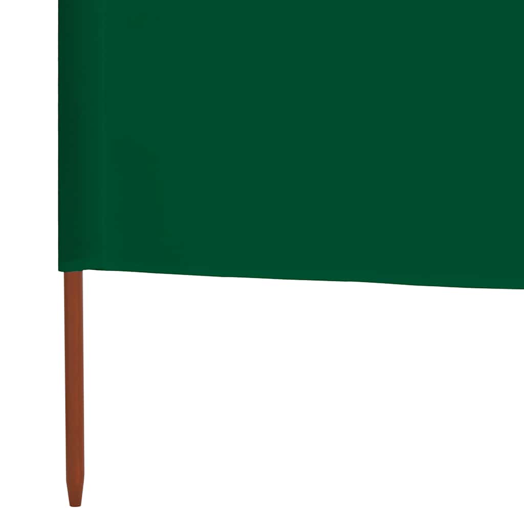 vidaXL Wind Screen | Green | Non-woven fabric (100% polyester), wood | 400x80 cm 5