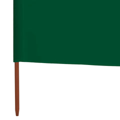 vidaXL Wind Screen | Green | Non-woven fabric (100% polyester), wood | 400x80 cm 5