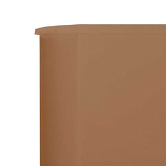 vidaXL Wind Screen | Taupe | Non-woven fabric (100% polyester), wood 4