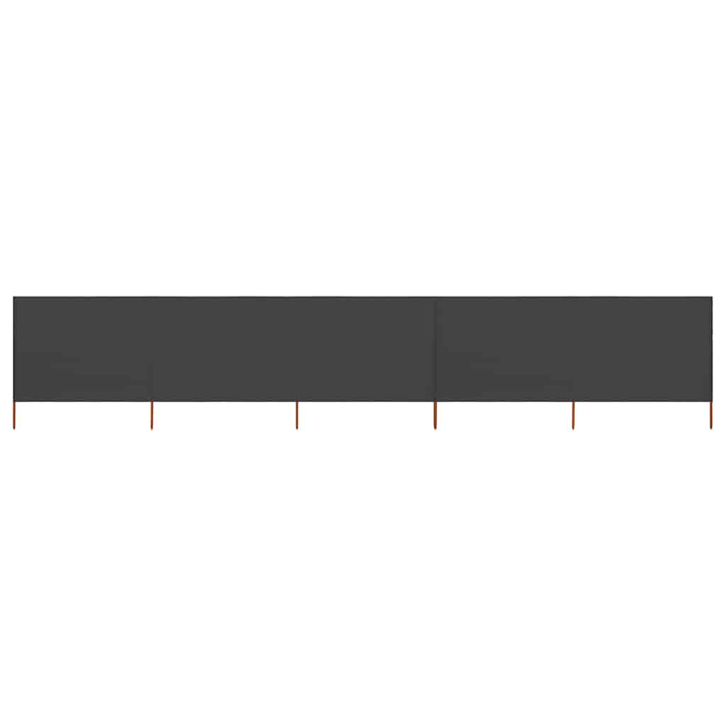 vidaXL Wind Screen | Anthracite | Non-woven fabric, Wood | 600x160 cm 1