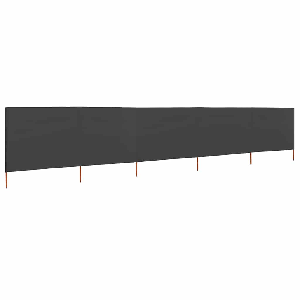 vidaXL Wind Screen | Anthracite | Non-woven fabric, Wood | 600x160 cm 2