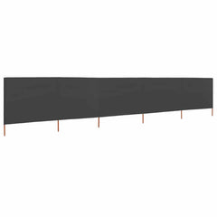 vidaXL Wind Screen | Anthracite | Non-woven fabric, Wood | 600x160 cm 2