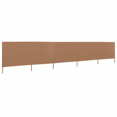 vidaXL Wind Screen | Taupe | Non-woven fabric, Wood | Large | Foldable 2