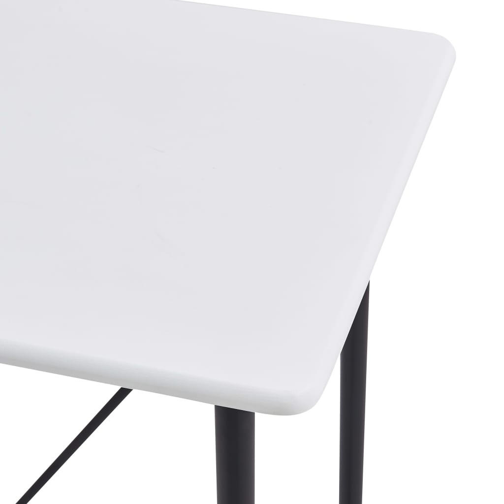 vidaXL Bar Table White 120x60x110 cm MDF 5