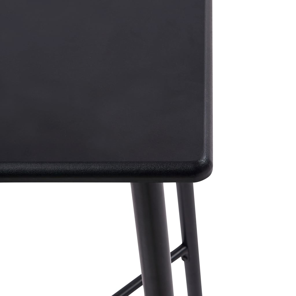 vidaXL Bar Table Black 60x60x111 cm MDF 4