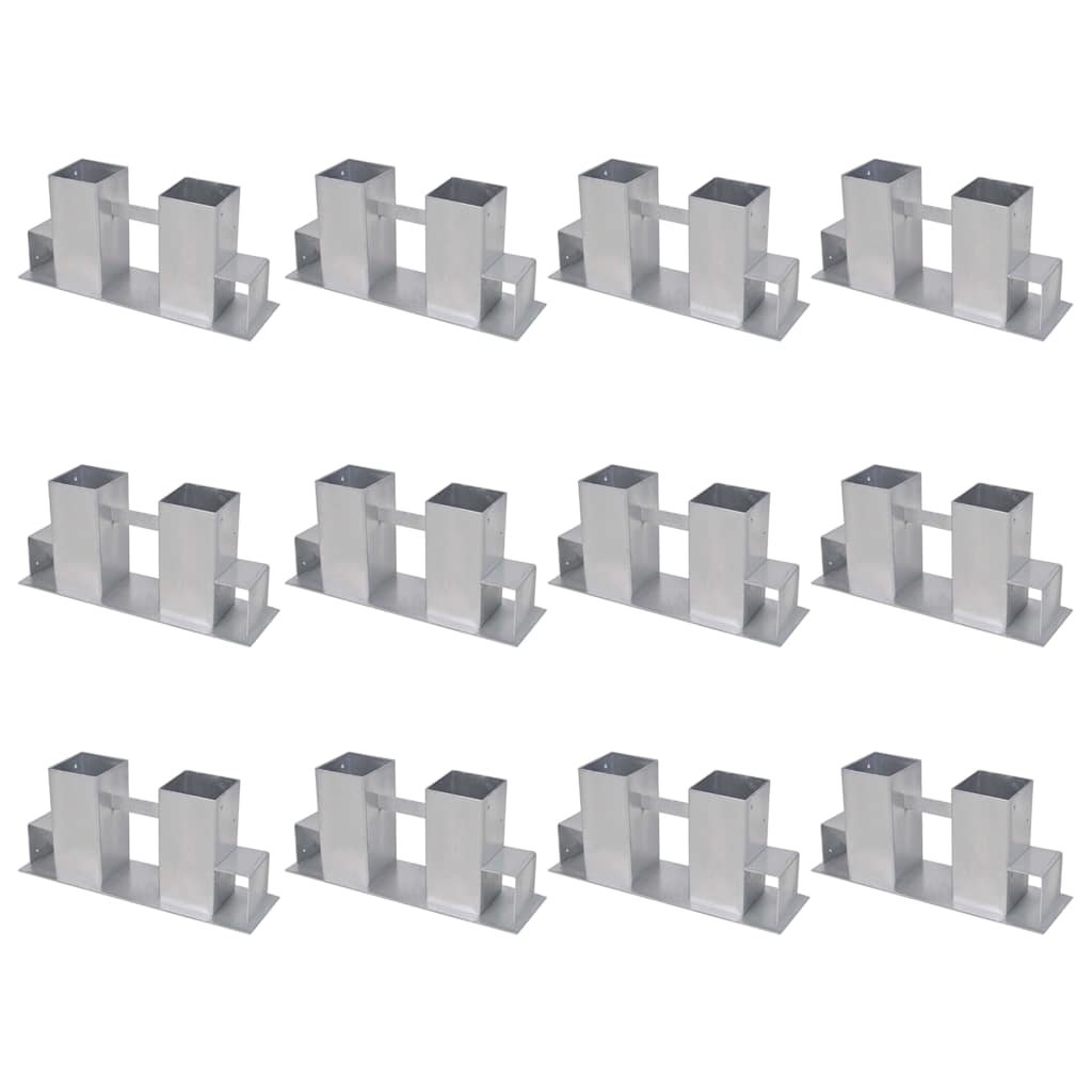 Firewood Stacking Aids Steel Silver 12