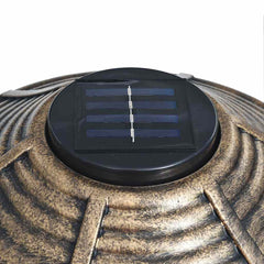vidaXL Bird Bath | Bronze | Weather resistant plastic | Decorative Inlays 6