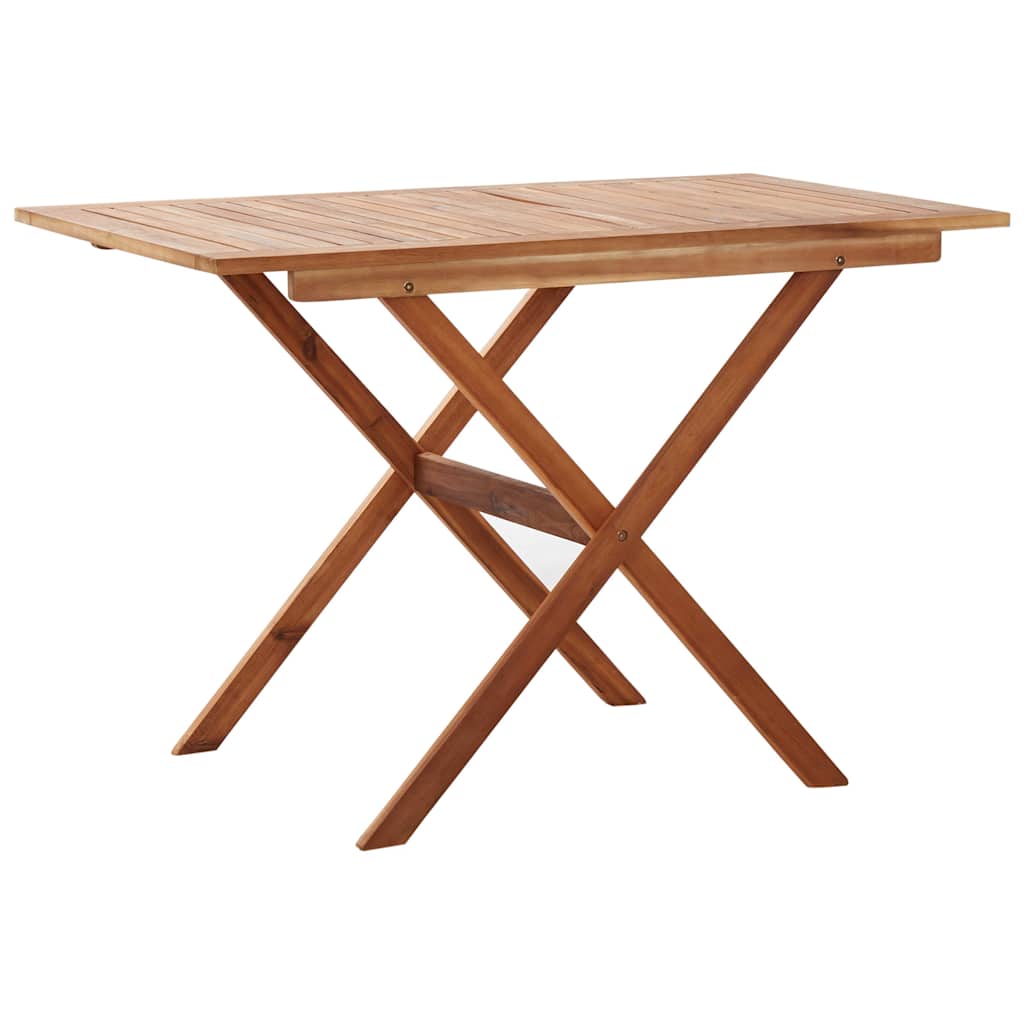 46458 vidaXL Garden Table 110x67x74 cm Solid Acacia Wood 1