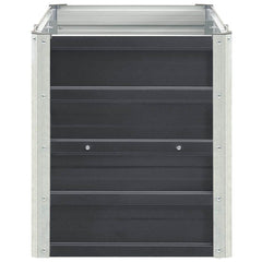 vidaXL Raised Bed | Anthracite | Galvanised steel | 240x40x45 cm | Durable 5
