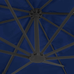 vidaXL Cantilever Garden Parasol with Aluminium Pole 4x3 m Azure Blue 6