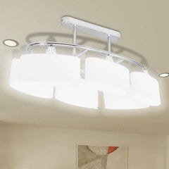 Ceiling Lamp Ellipsoid Glass Shades