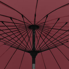 vidaXL Garden Parasol with Aluminium Pole 250 cm Bordeaux Red 5